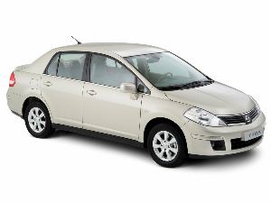 Коврики ЭВА "" для Nissan Tiida (седан / C11) 2007 - 2010, ые, 4шт.